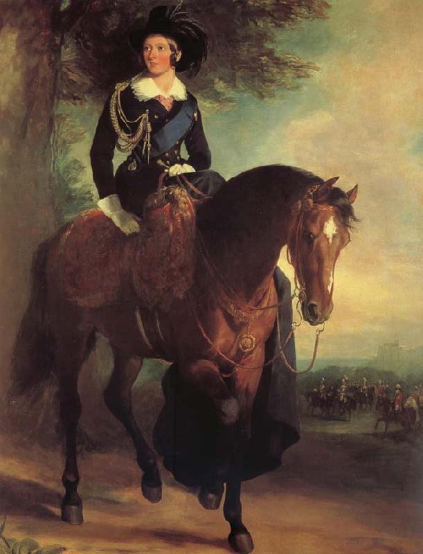 Francis Grant Portrait of Queen Victoria on Horseback